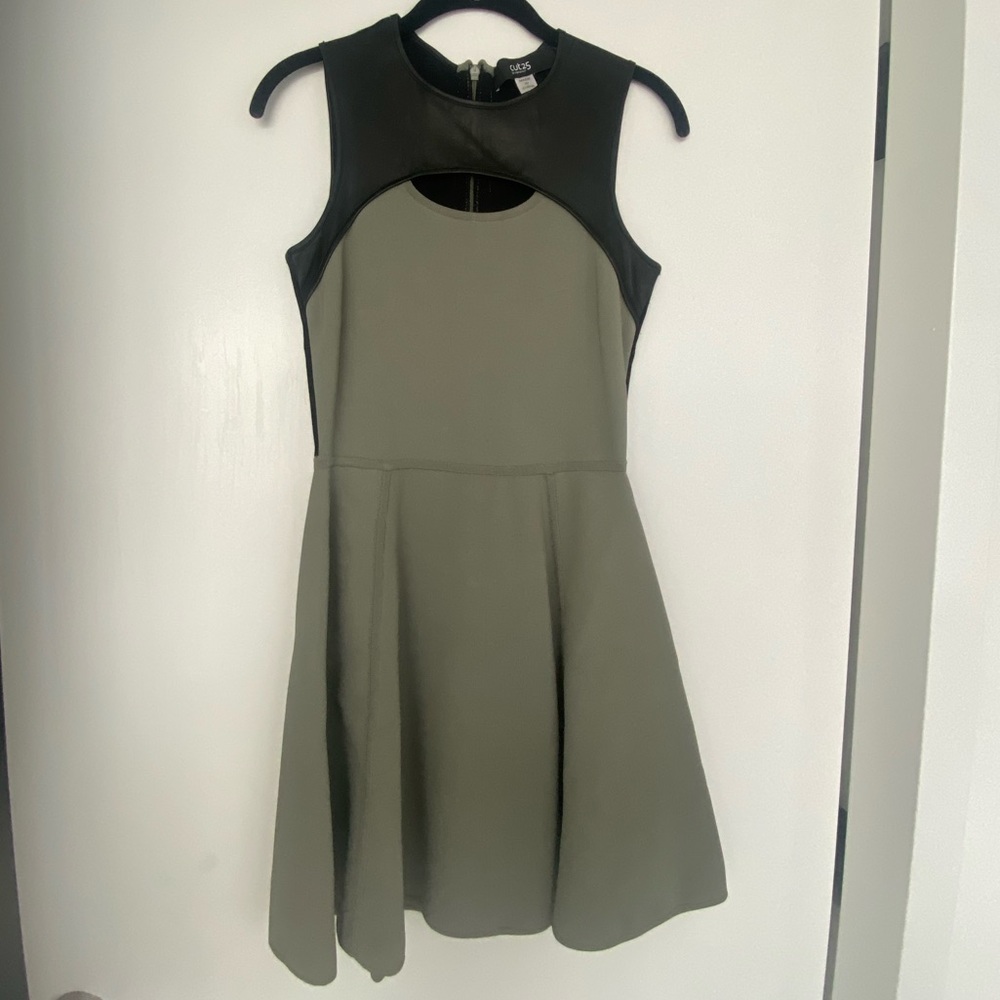 Green Cut25 by Yigal Azrouël mini dress